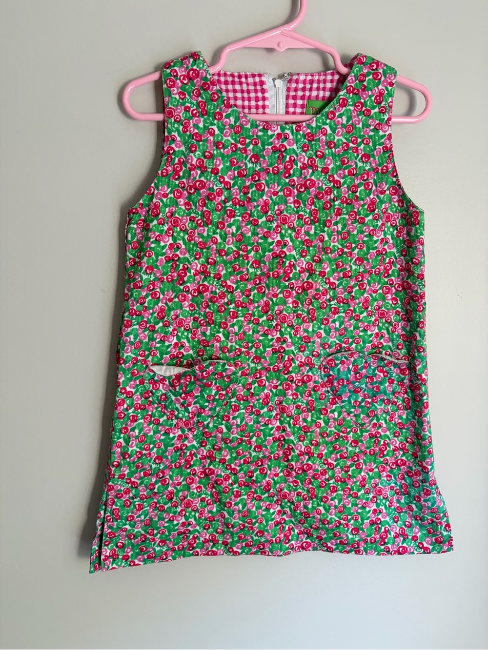 Vintage Minnie by Lilly Pulitzer floral sleeveless dress size 4T